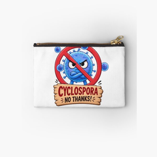 Item preview, Cyclospora No Thanks – Funny Parasite Awareness Design designed and sold by Ramadane_design1.
