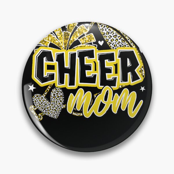 Item preview, Cheer Mom Gold Cheerleader Game Day Cheer Mama Football designed and sold by Strow--bary.