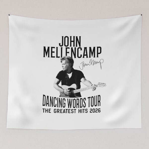 Item preview, John Mellencamp Dancing Words Tour 2026 designed and sold by locksdaily.