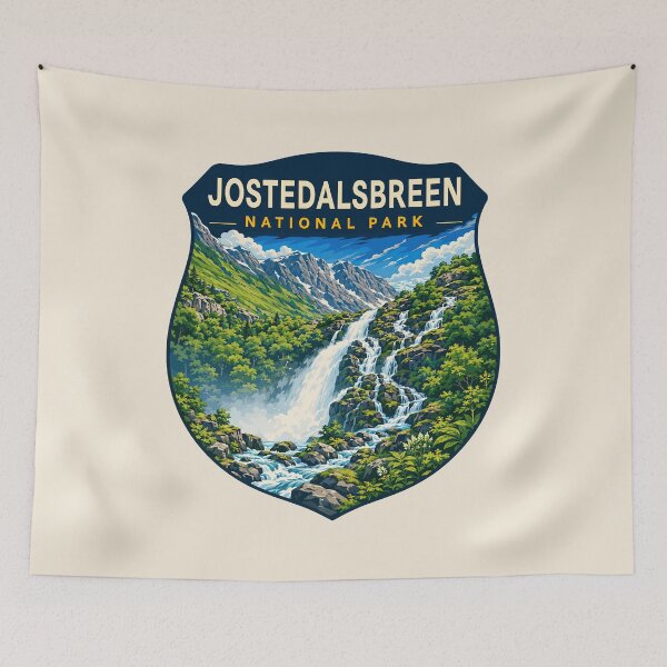 Item preview, Jostedalsbreen National Park Norway – Vintage Glacier Adventure designed and sold by Gideon Emmerich.