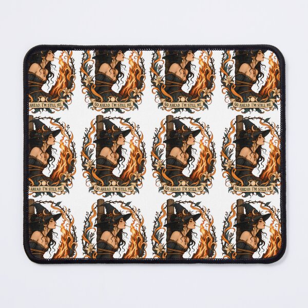 Item preview, Witch Lighting A Cigarette At The Stake Fire Feminine Premium Tri-Blend designed and sold by Strow--bary.