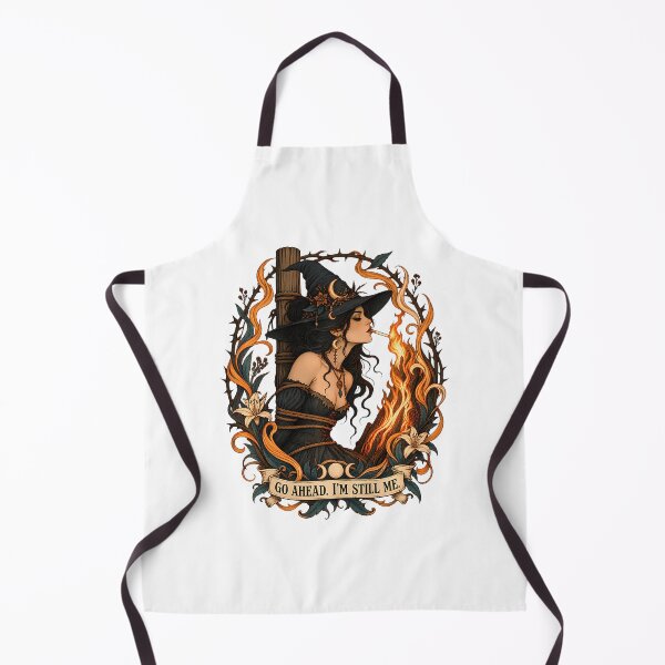 Item preview, Witch Lighting A Cigarette At The Stake Fire Feminine Premium Tri-Blend designed and sold by Strow--bary.
