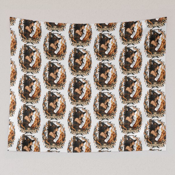 Item preview, Witch Lighting A Cigarette At The Stake Fire Feminine Premium Tri-Blend designed and sold by Strow--bary.