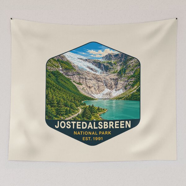 Item preview, Jostedalsbreen National Park Norway – Vintage Glacier Adventure designed and sold by Gideon Emmerich.
