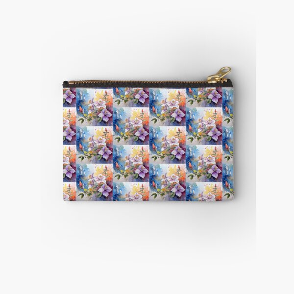 Item preview, Watercolor Hibiscus Colorful Splash Floral Art designed and sold by HappyOops.