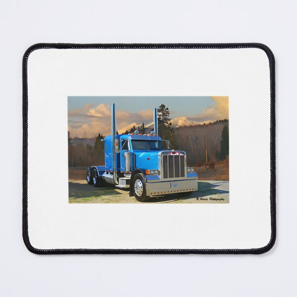 Item preview, Classic Blue Big Rig Semi Truck - Vintage American 18 Wheeler Graphic | Best Gift designed and sold by matrixyt.