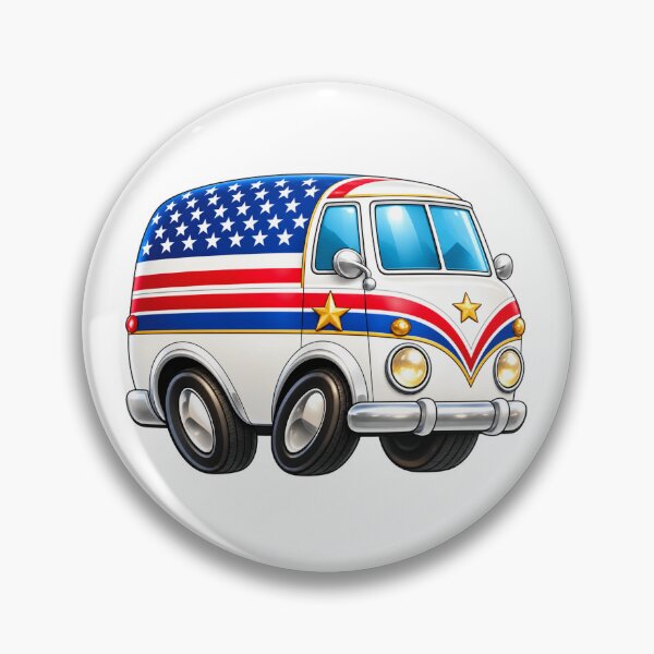 Item preview, American Mini Van Cartoon designed and sold by Scott Hayes.