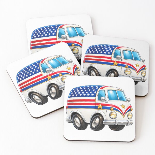 Item preview, American Mini Van Cartoon designed and sold by Scott Hayes.