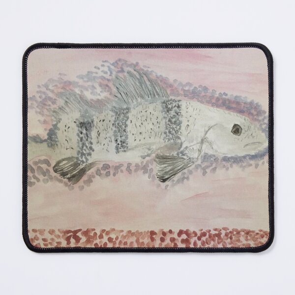 Item preview, Sheepshead Fish Watercolor – Coastal Gulf Artwork designed and sold by BirdandaBrush.