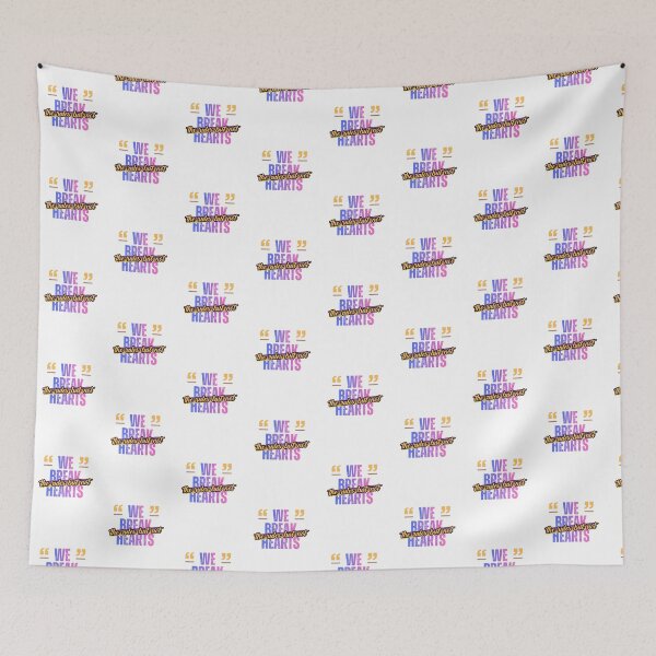 Item preview, WE BREAK THE RULES BUT NOT HEARTS designed and sold by TypeMuse.