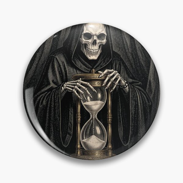 Item preview, The Grim Reaper and the Hourglass designed and sold by MagelliShop.