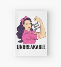 Breast Cancer Warrior Unbreakable Hardcover Journal