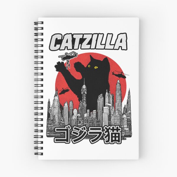 Item preview, Vintage Catzilla Giant Cat Monster Retro Japanese Kaiju Aesthetic Art designed and sold by Tanner Ryland.