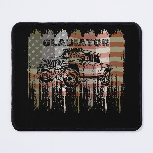 Item preview, American truck with Flag. Proud military style designed and sold by Premium Overlanding Adventure Lifestyle.
