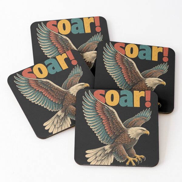 Item preview, Soar High – Vintage Eagle Freedom Graphic designed and sold by JatCreative.