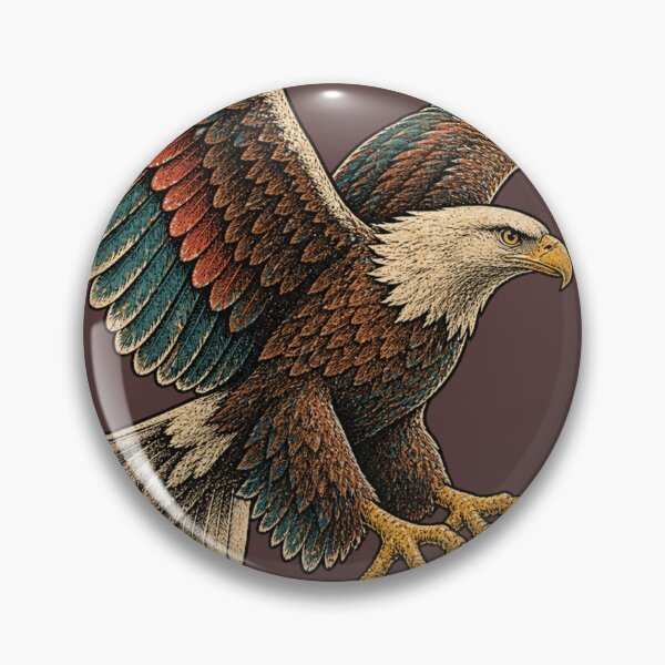 Item preview, Soar High – Vintage Eagle Freedom Graphic designed and sold by JatCreative.