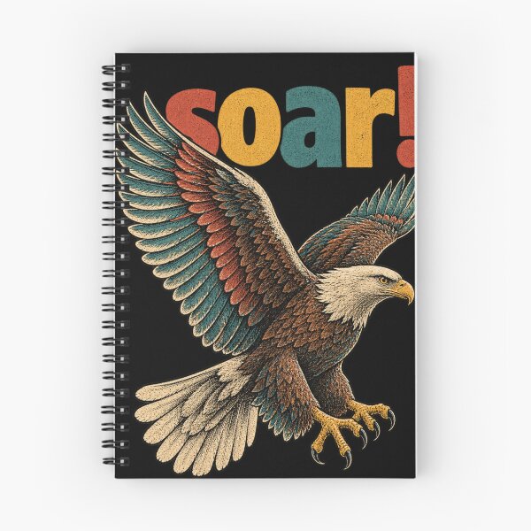 Item preview, Soar High – Vintage Eagle Freedom Graphic designed and sold by JatCreative.