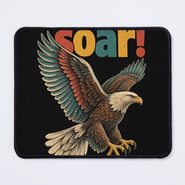 Item preview, Soar High – Vintage Eagle Freedom Graphic designed and sold by JatCreative.