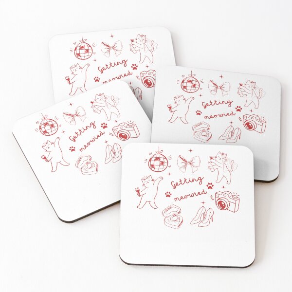 Item preview, Getting Meowied Funny Cats Bride  Groom Wedding Engagement designed and sold by Strow--bary.
