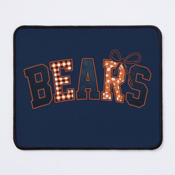 Item preview, Vintage Bears Coquette Bow Orange Floral Sports Team Spirit designed and sold by RockTheFeal.