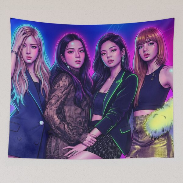 Item preview, BP Group Cas-u-all Neon KPop Lgbtq+ Comic Book Art Home Wall Decor Print Poster Pride TV Series Movie Music designed and sold by Mind Space.