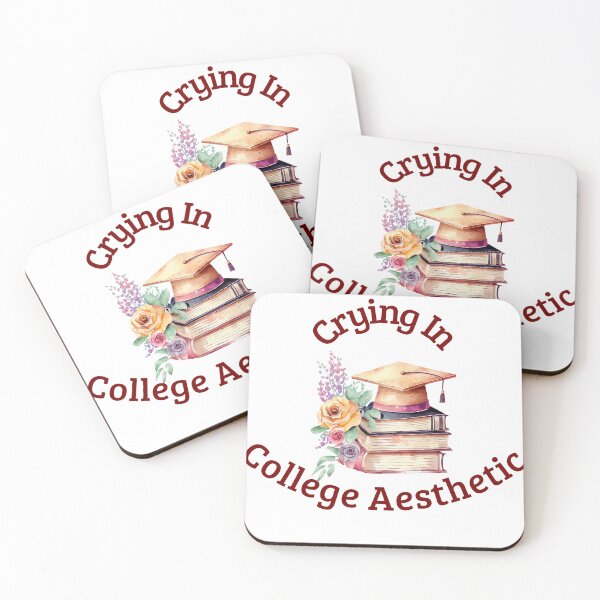 Item preview, Cute Watercolor Crying In College Aesthetic Graduation designed and sold by Jelicint.