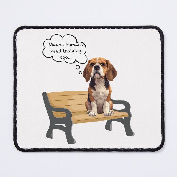 Item preview, Deep Thoughts Beagle – Funny Dog Philosophy at the Park designed and sold by VibranPalette.