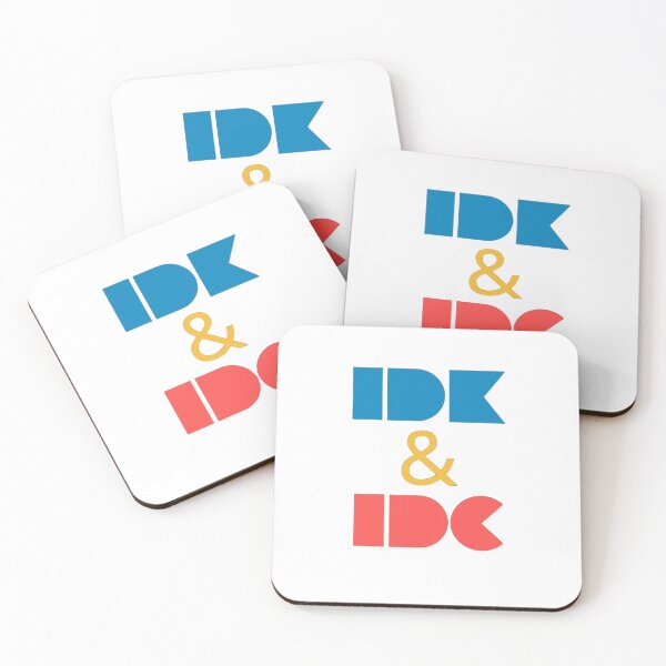 Item preview, idk & idc , low-cortisol life , calm life ,  funny unbothered attitude design designed and sold by StickItToo.