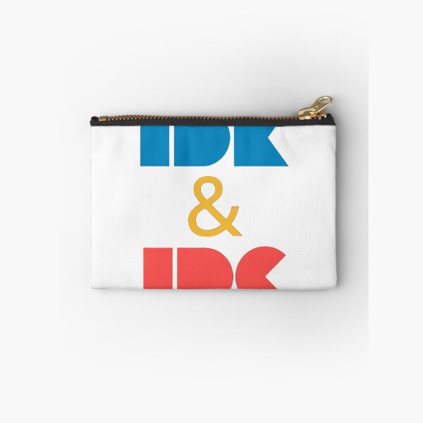 Item preview, idk & idc , low-cortisol life , calm life ,  funny unbothered attitude design designed and sold by StickItToo.