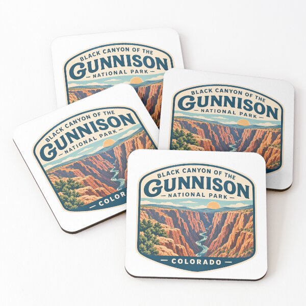 Item preview, Black Canyon of the Gunnison National Park Colorado Vintage Badge designed and sold by LittleArij.
