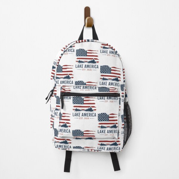 Item preview, Lake America Vintage Patriotic Usa Lake Life Design | American Outdoor Boating, Cabin & Summer Vacation Aesthetic | ⭐⭐⭐⭐⭐ designed and sold by shahroozj.