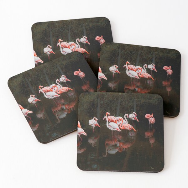 Item preview, Symphony in Pink: Flamingos in the Pond designed and sold by Tammigrafie.