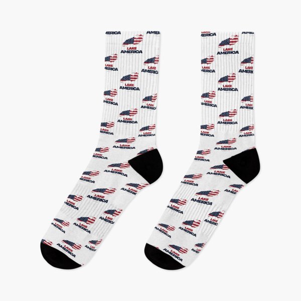Item preview, Majestic American Lake Sunset Patriotic Nature Landscape Usa Travel Adventure Wilderness Scenery National Park Outdoors Spirit | ⭐⭐⭐⭐⭐ designed and sold by shahroozj.
