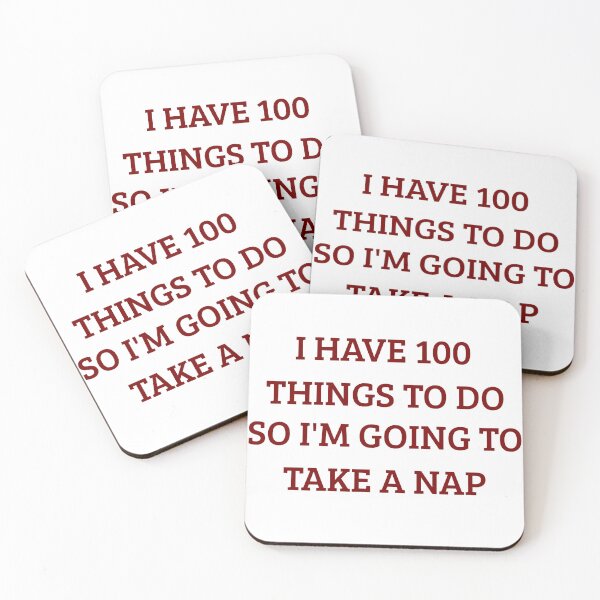 Item preview, Funny Procrastination I Have 100 Things To Do Take A Nap designed and sold by Jelicint.