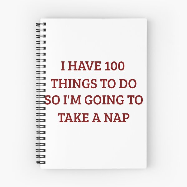 Item preview, Funny Procrastination I Have 100 Things To Do Take A Nap designed and sold by Jelicint.