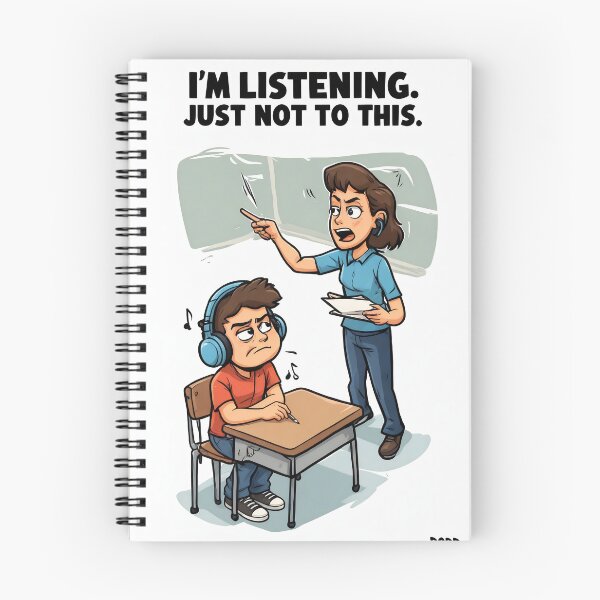 Item preview, I’m Listening. Just Not to This – Student Teacher Humor designed and sold by davitabros.