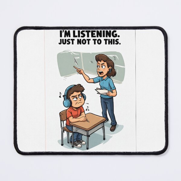 Item preview, I’m Listening. Just Not to This – Student Teacher Humor designed and sold by davitabros.