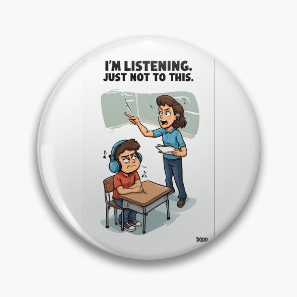 Item preview, I’m Listening. Just Not to This – Student Teacher Humor designed and sold by davitabros.