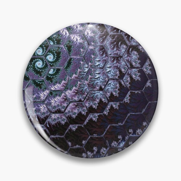 Item preview, Purple hexagon fractal design designed and sold by KingsArtworx 2.