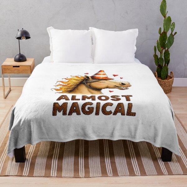 Item preview, Almost Magical Funny Horse Unicorn Traffic Cone designed and sold by MaciejRudzinsky.
