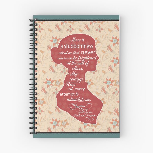 Item preview, Jane Austen - profile - Pride and Prejudice quote - Feminist quote - There is a stubbornness designed and sold by FanitsaArt.