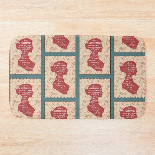 Item preview, Jane Austen - profile - Pride and Prejudice quote - Feminist quote - There is a stubbornness designed and sold by FanitsaArt.