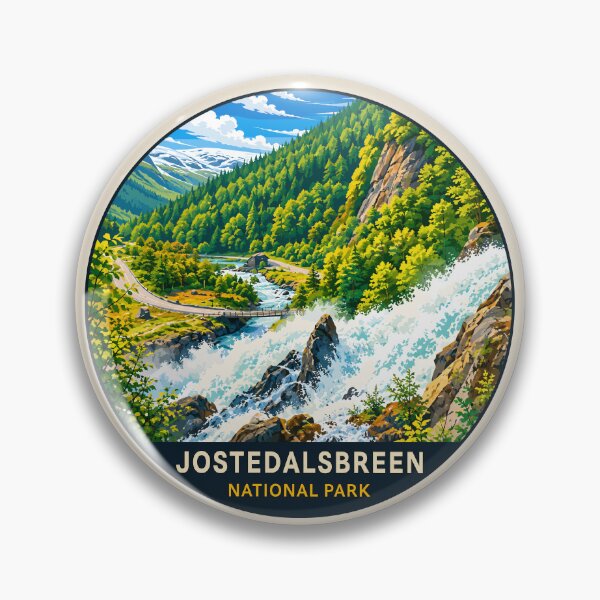 Item preview, Jostedalsbreen National Park Norway – Vintage Glacier Adventure designed and sold by Gideon Emmerich.