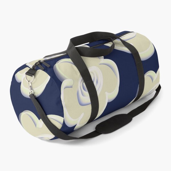 Item preview, Retro Daisy Pattern Scandi Folk - Cream Navy Blue designed and sold by CaramelCo.