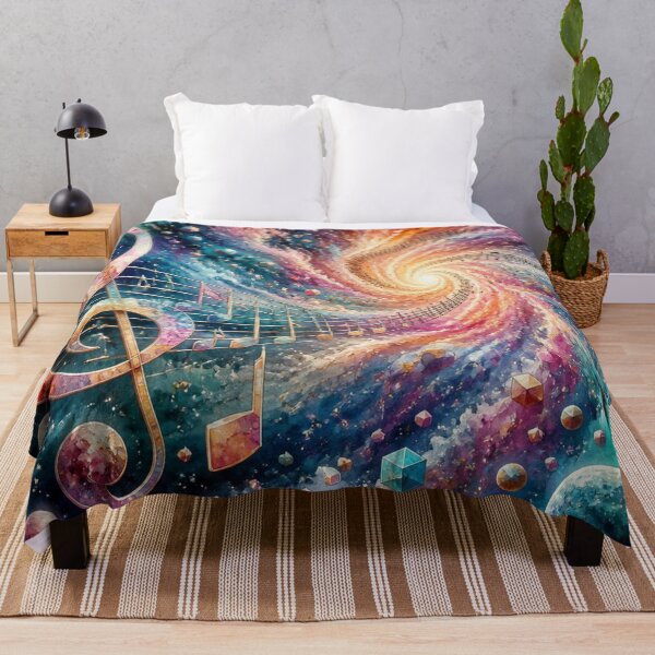 Item preview, Cosmic Music Galaxy Watercolor Art – Celestial Musical Notes & Space Fantasy. designed and sold by fbtrisha.