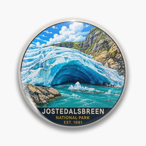 Item preview, Jostedalsbreen National Park Norway – Vintage Glacier Adventure designed and sold by Gideon Emmerich.