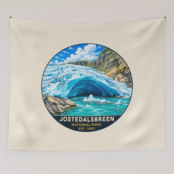 Item preview, Jostedalsbreen National Park Norway – Vintage Glacier Adventure designed and sold by Gideon Emmerich.
