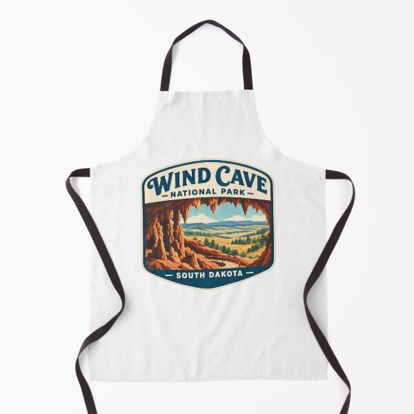 Item preview, Wind Cave National Park South Dakota Vintage Travel Emblem designed and sold by LittleArij.