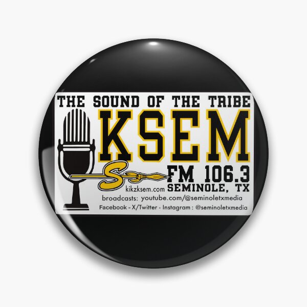 Item preview, KSEM FM 106.3 Seminole, Texas designed and sold by JaqiW.