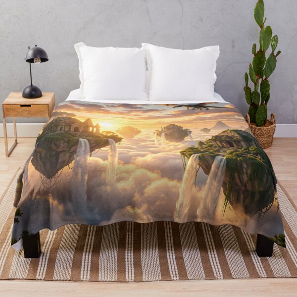 Item preview, A Dark Dragon Stalks the Dawn Above a Sky City designed and sold by Fanta-sticky.